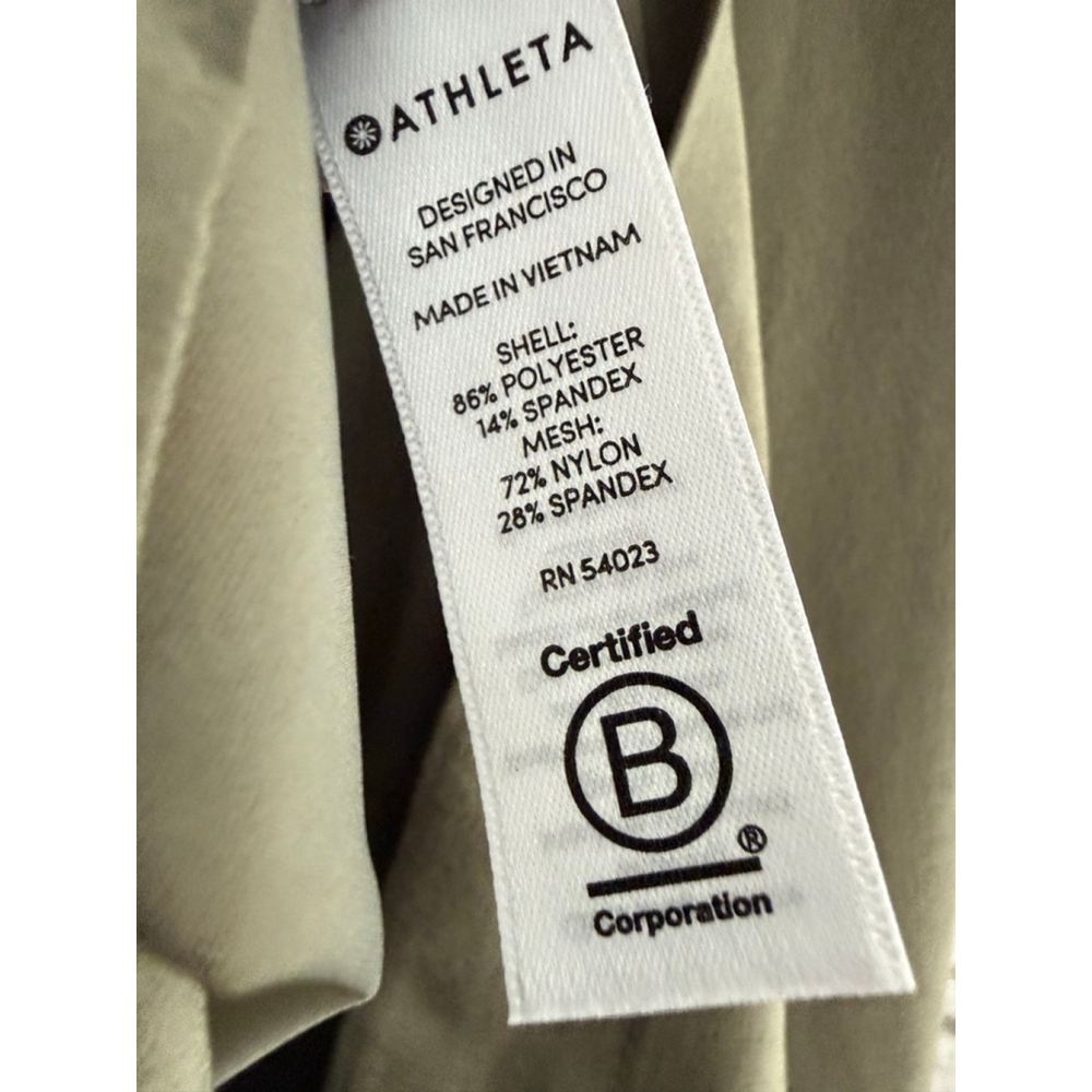 NWT Athleta Women’s North Star Shirt Olive Green Size Small - Picture 9 of 10